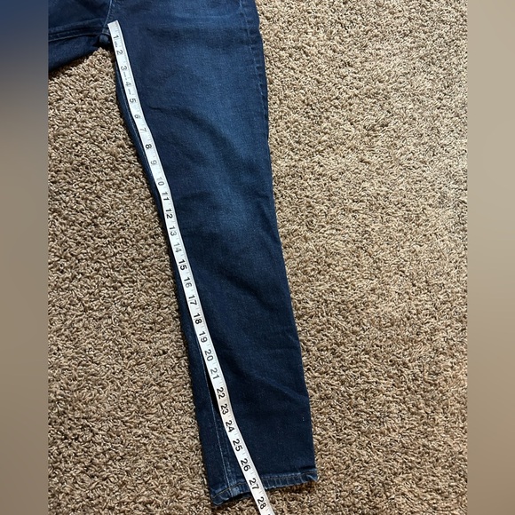 Agolde High Rise Slim Dark Wash Jeans in Cabana Size 27 - Picture 11 of 12